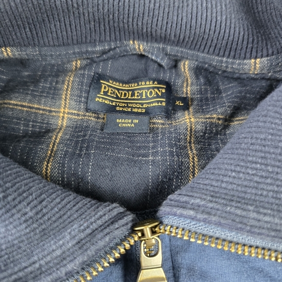 Pendleton Full Zip Cotton Jacket Sz XL - Picture 4 of 7